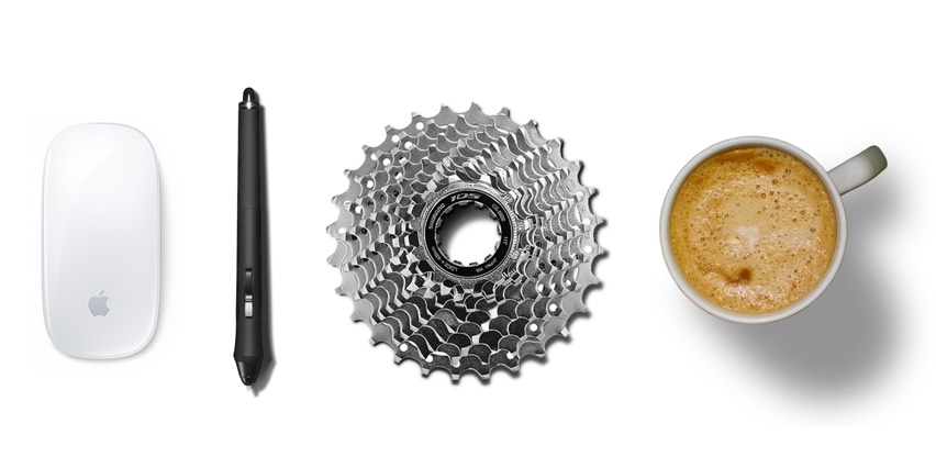 Cycling in Advertisng bowl icon