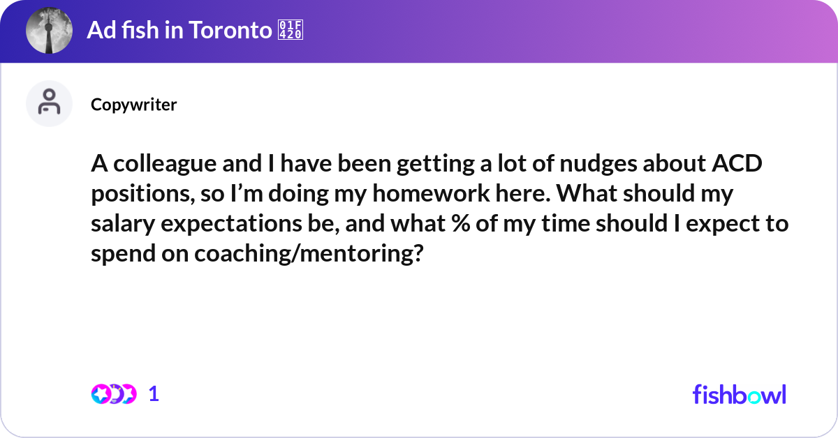 A colleague and I have been getting a lot of nudge... | Fishbowl