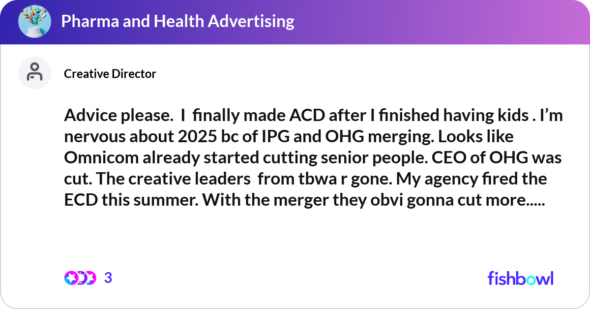 Advice please. I finally made ACD after I finish... | Fishbowl