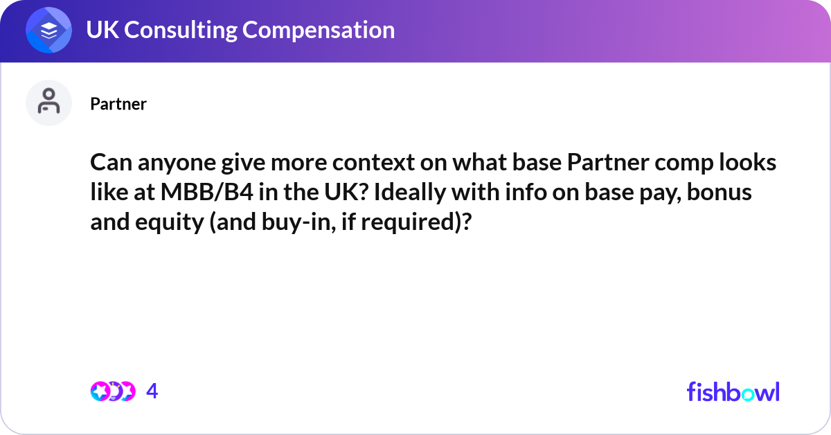 Can anyone give more context on what base Partner ... | Fishbowl