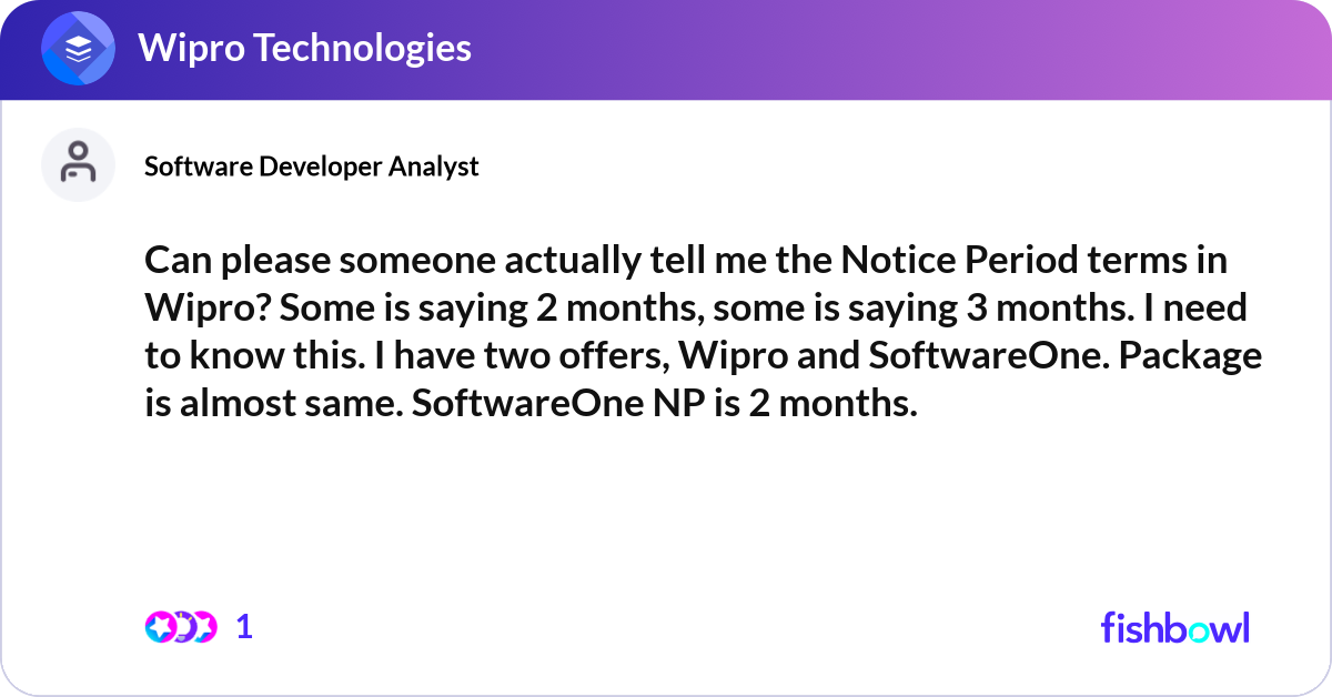 Can please someone actually tell me the Notice Per... | Fishbowl