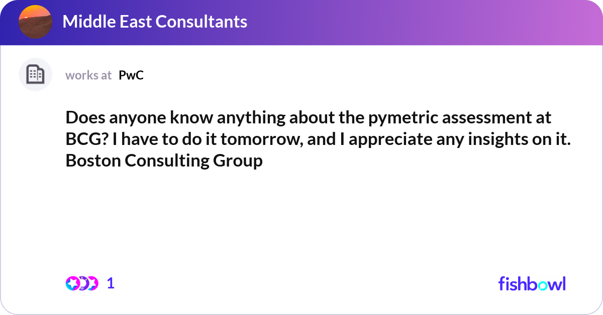 Does anyone know anything about the pymetric asses... | Fishbowl