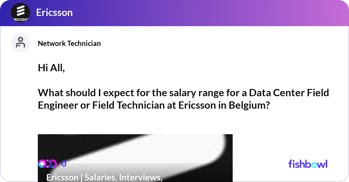 Hi All, What should I expect for the salary range... | Fishbowl