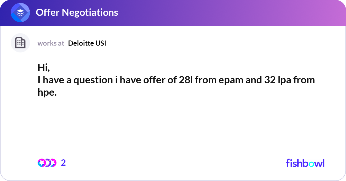 Hi, I have a question i have offer of 28l from epa... | Fishbowl