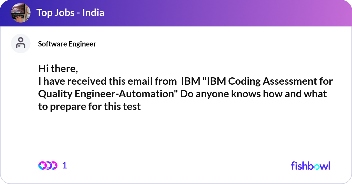 Hi there, I have received this email from IBM 