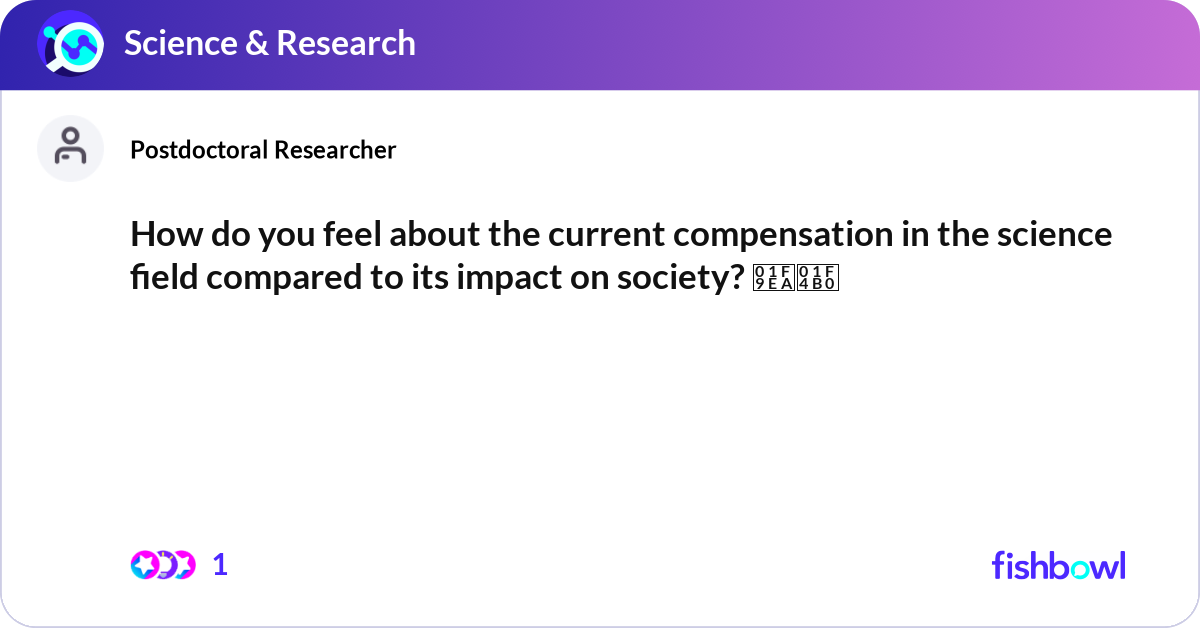 How do you feel about the current compensation in ... | Fishbowl