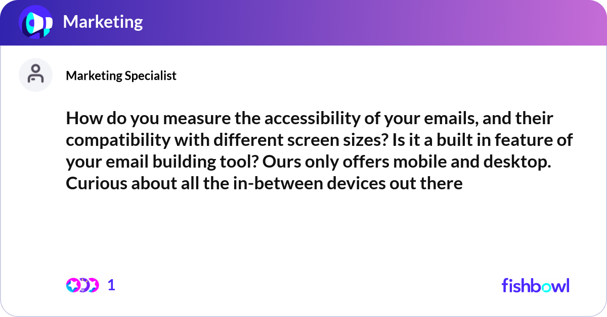 How do you measure the accessibility of your email... | Fishbowl