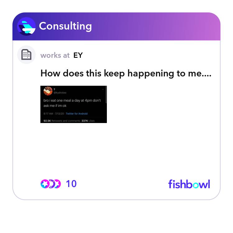 How does this keep happening to me. And let's not ... | Fishbowl