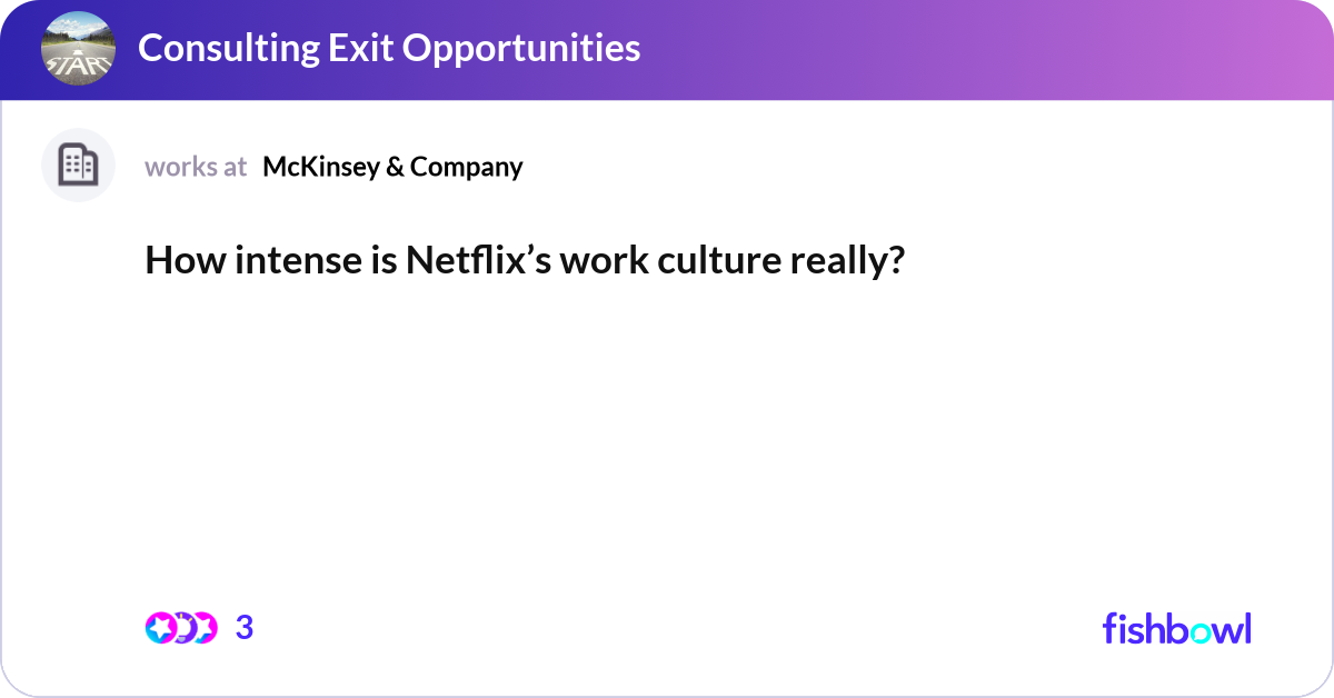 How Intense Is Netflix S Work Culture Really Fishbowl