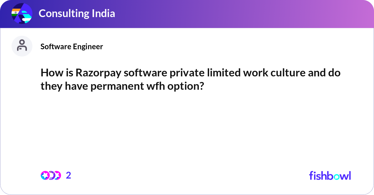 How is Razorpay software private limited work cult... | Fishbowl