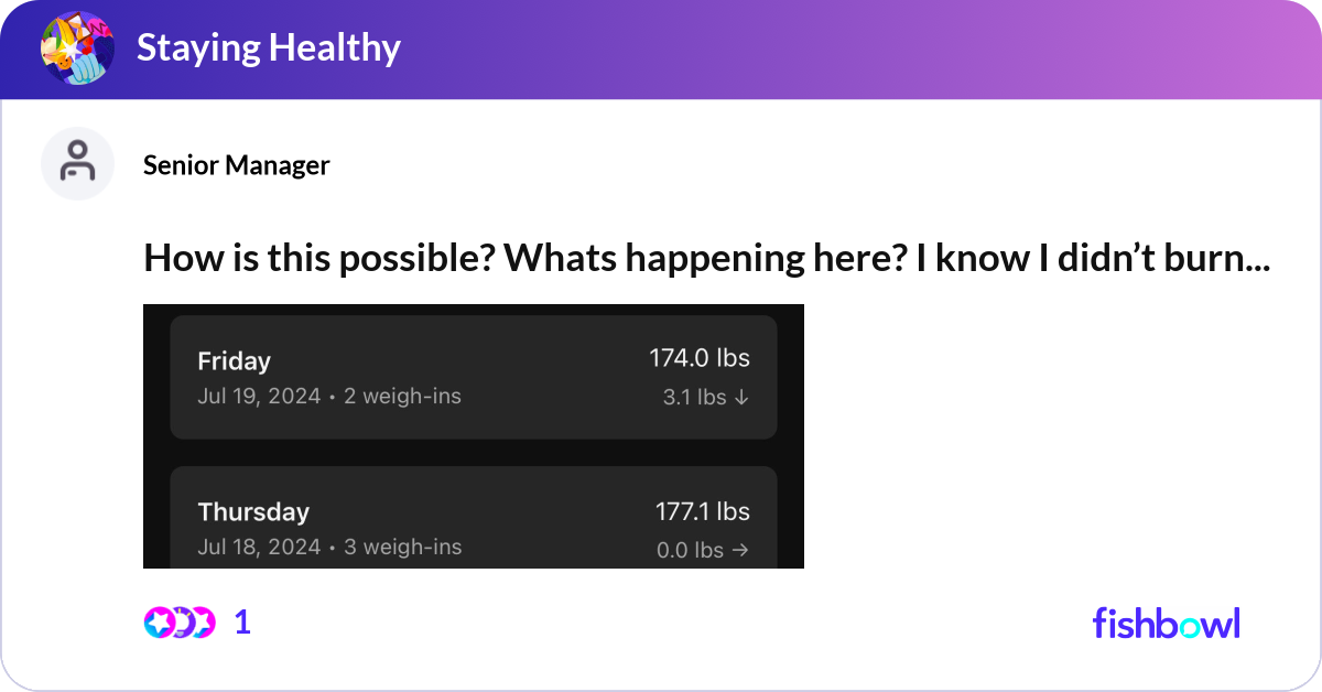 How is this possible? Whats happening here? I know... | Fishbowl