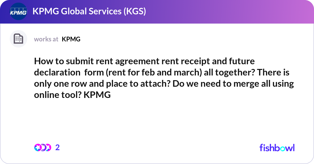 How to submit rent agreement rent receipt and futu... | Fishbowl