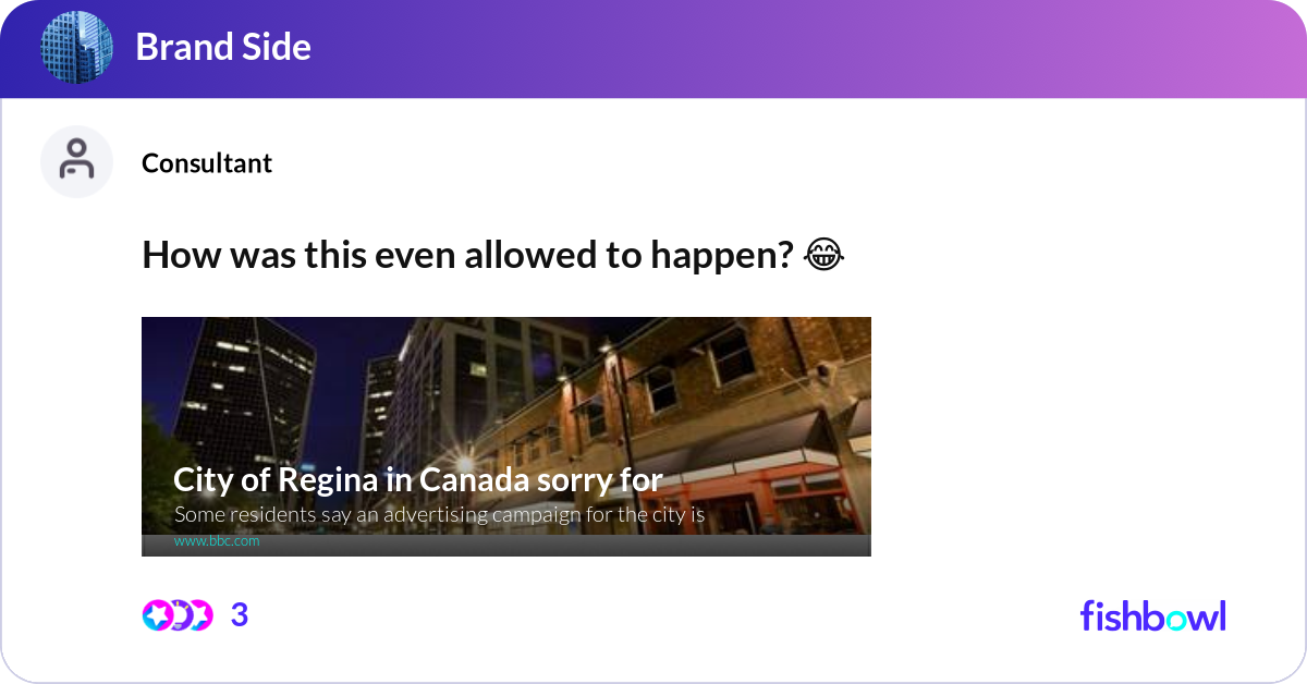 How was this even allowed to happen? 😂 | Fishbowl
