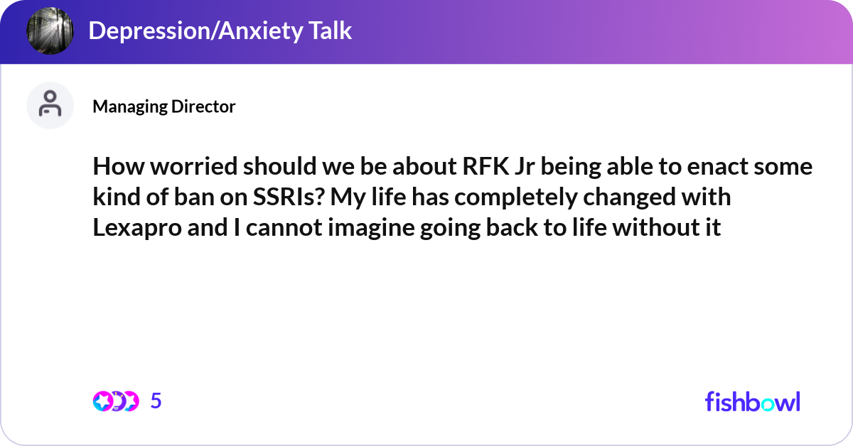 How worried should we be about RFK Jr being able t... | Fishbowl