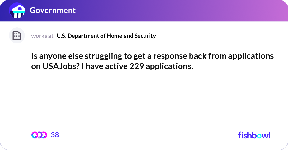 Is anyone else struggling to get a response back f... | Fishbowl