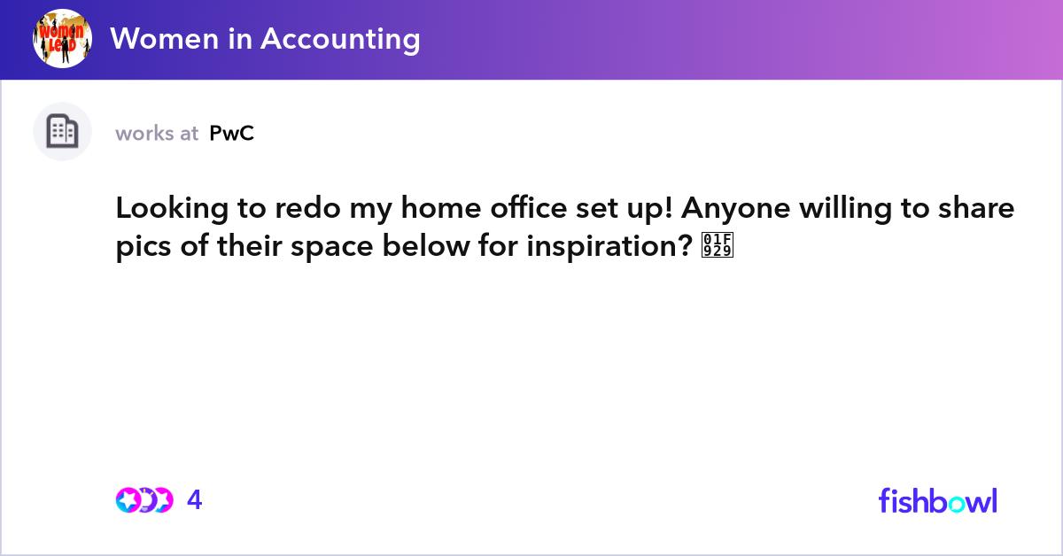 Photo inspiration: Fresh Look at Looking To Redo My Home Office Set Up Anyone Will