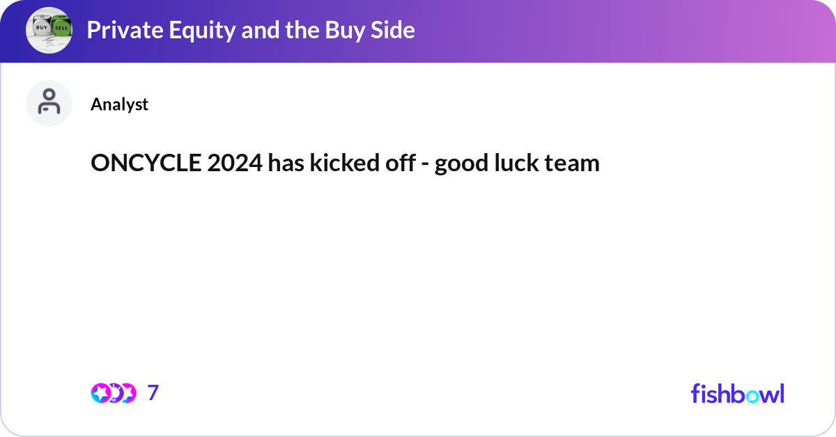 Oncycle ONCYCLE 2024 has kicked off - good luck team | Fishbowl