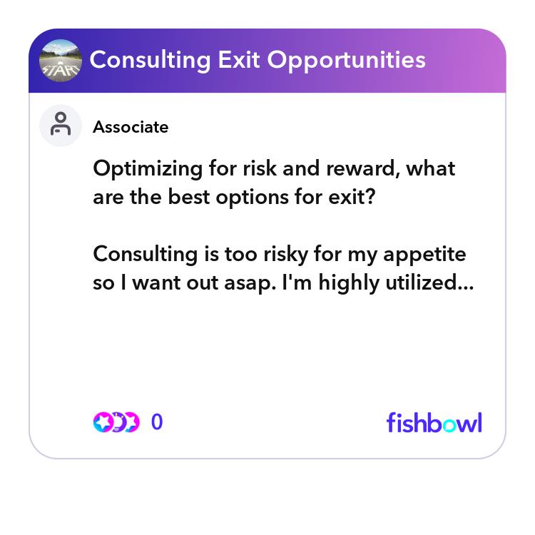 Optimizing for risk and reward, what are the best ... | Fishbowl