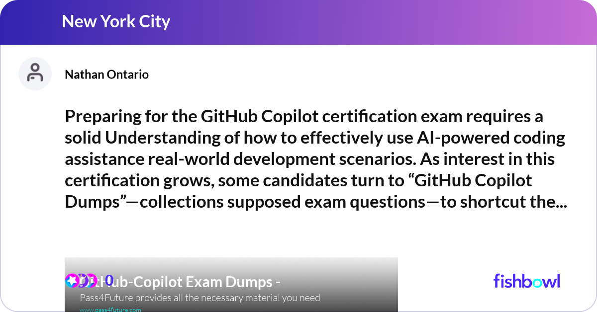 Preparing for the GitHub Copilot certification exa... | Fishbowl