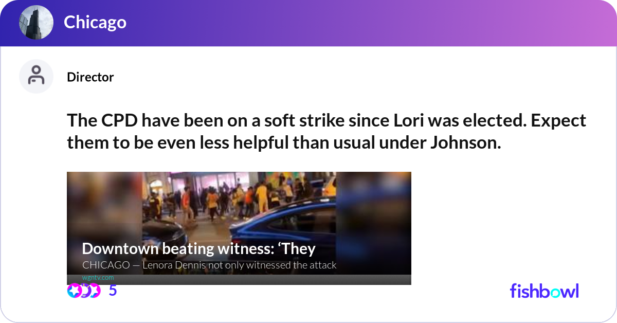 Lori Rice Cpd The CPD have been on a soft strike since Lori was ... | Fishbowl