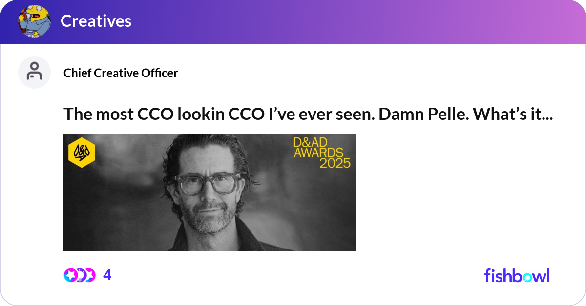The most CCO lookin CCO I’ve ever seen. Damn Pelle... | Fishbowl