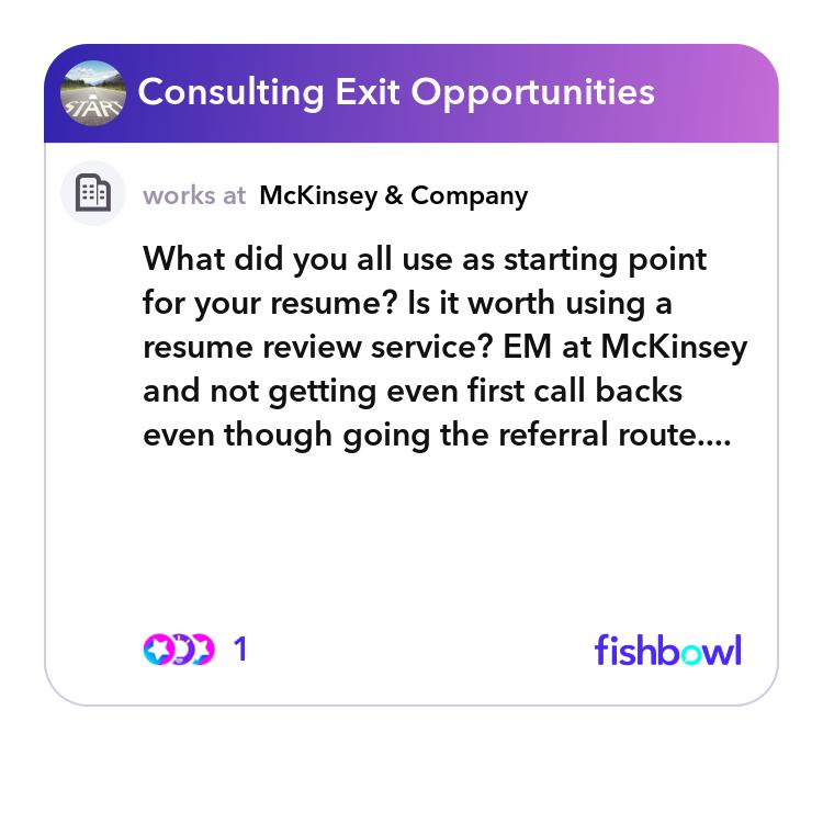 Do not use i in resume