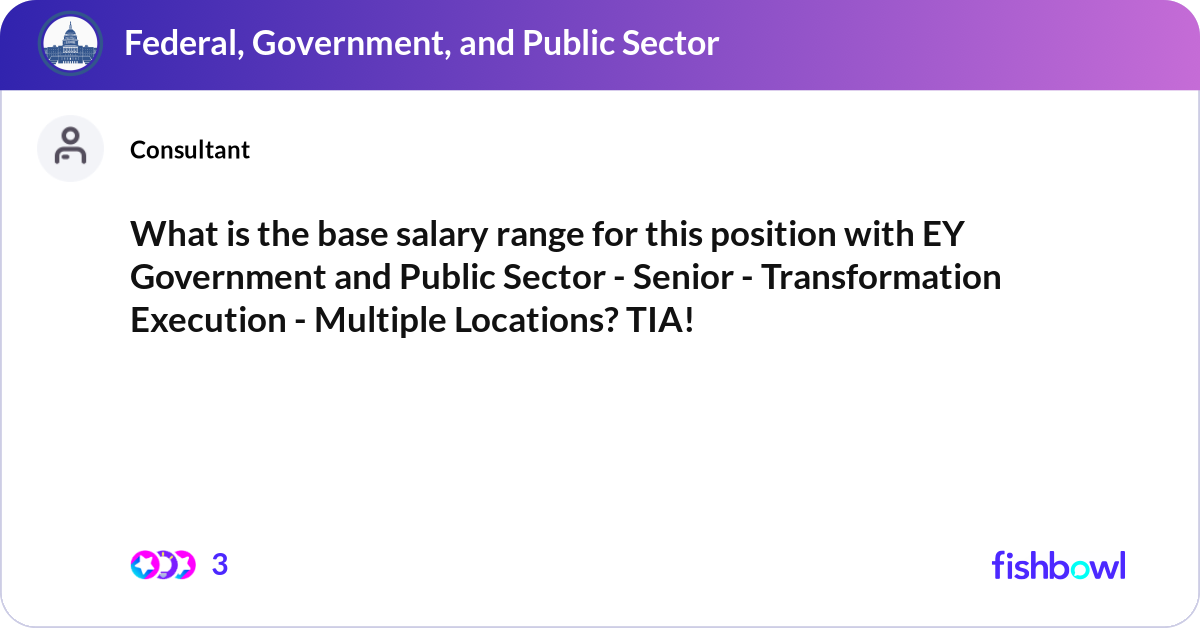 What is the base salary range for this position wi... | Fishbowl
