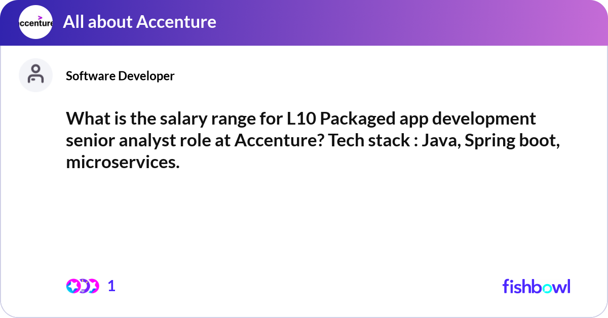 What is the salary range for L10 Packaged app deve... | Fishbowl
