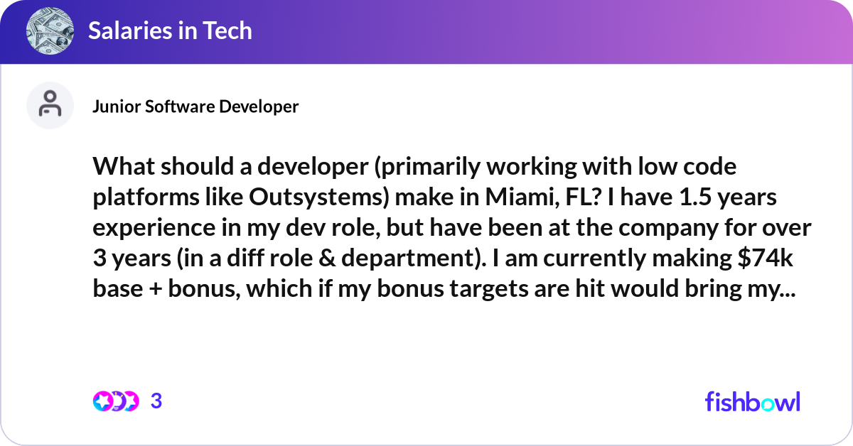 What should a developer (primarily working with lo... | Fishbowl