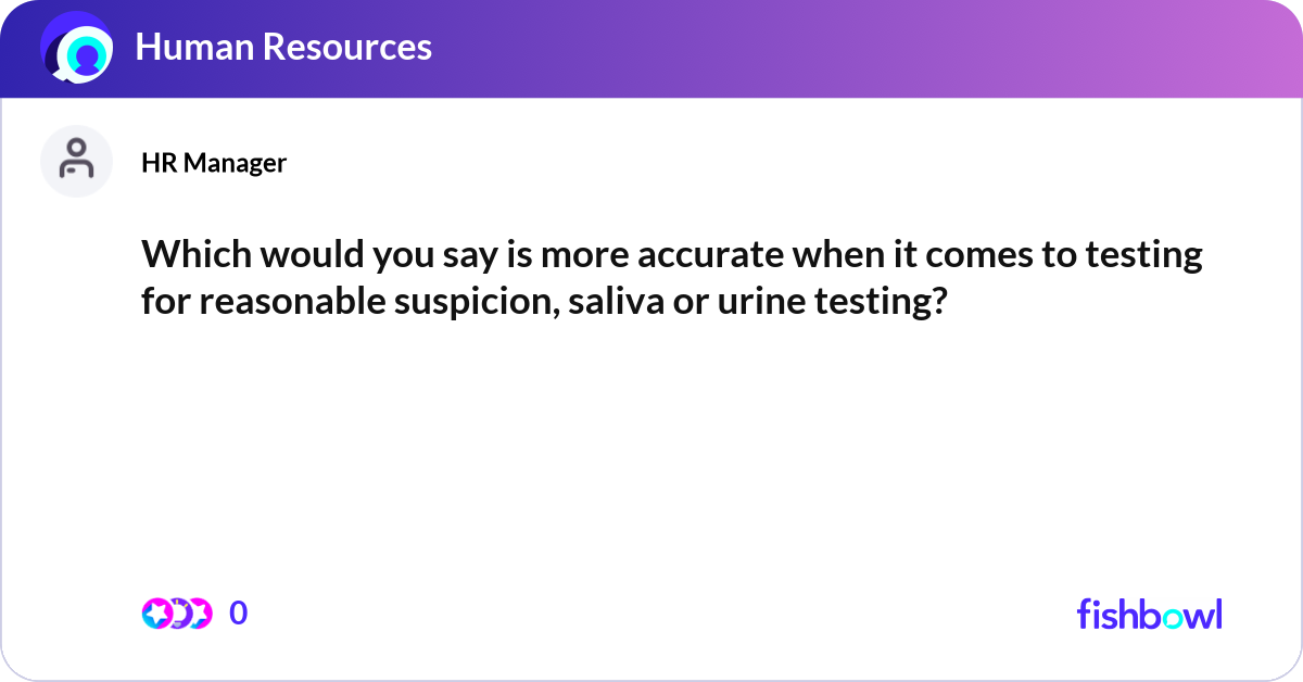 Which would you say is more accurate when it comes... | Fishbowl