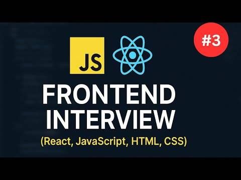 Frontend Interview No 3 React Js, JavaScript, Html... | Fishbowl