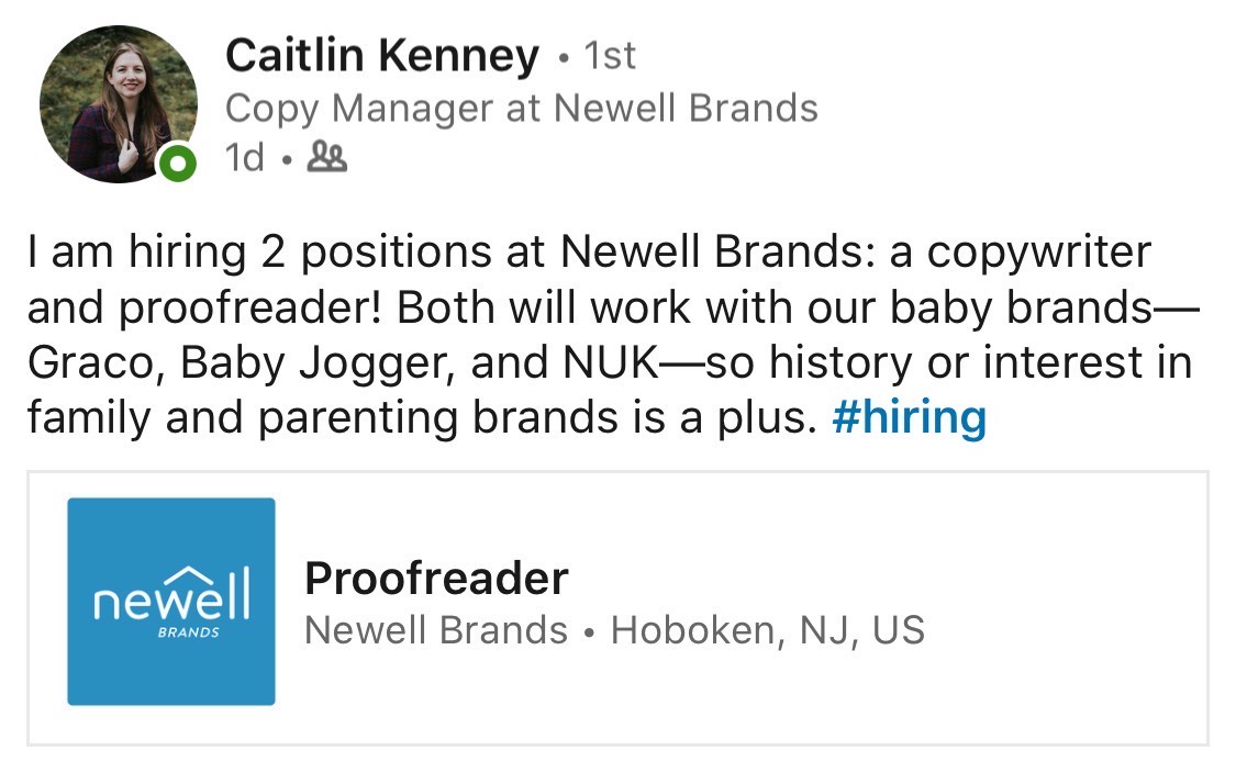 No, it's not the sexiest job, but Newell Brands is... | Fishbowl
