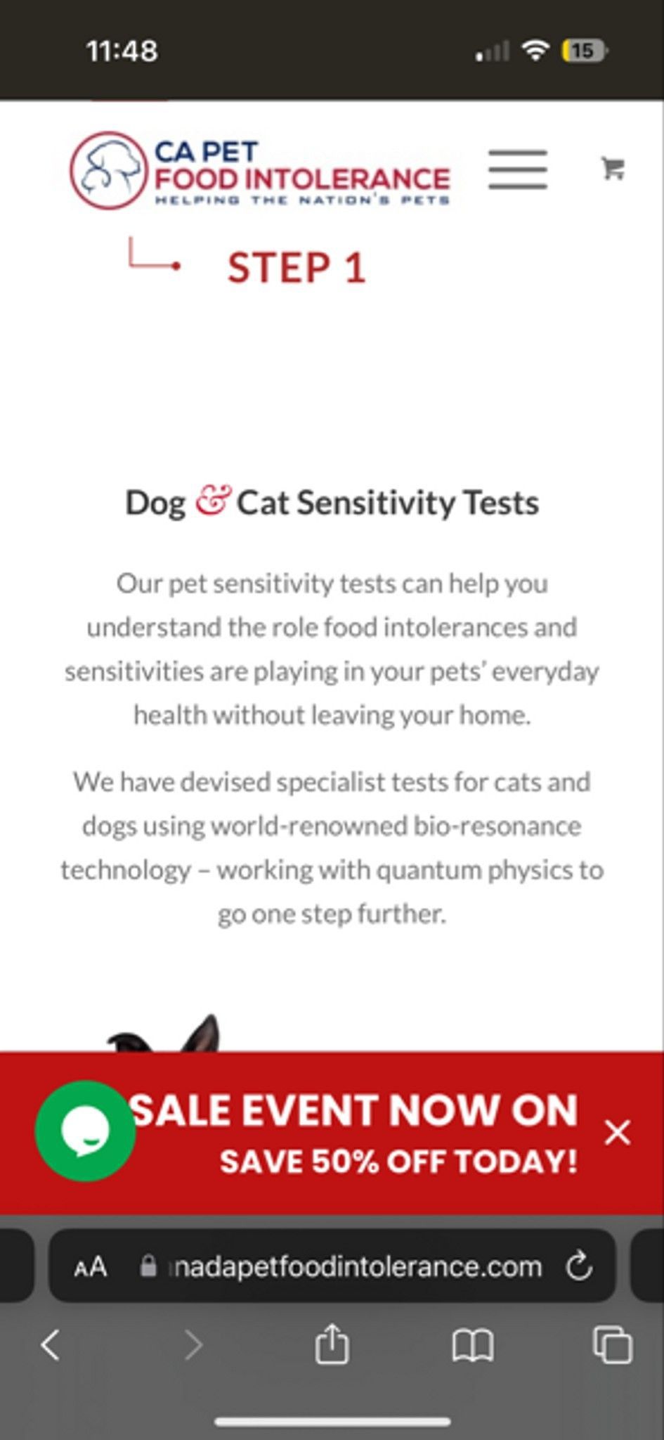 My dogs have been dealing with a skin condition for a few months. I’m