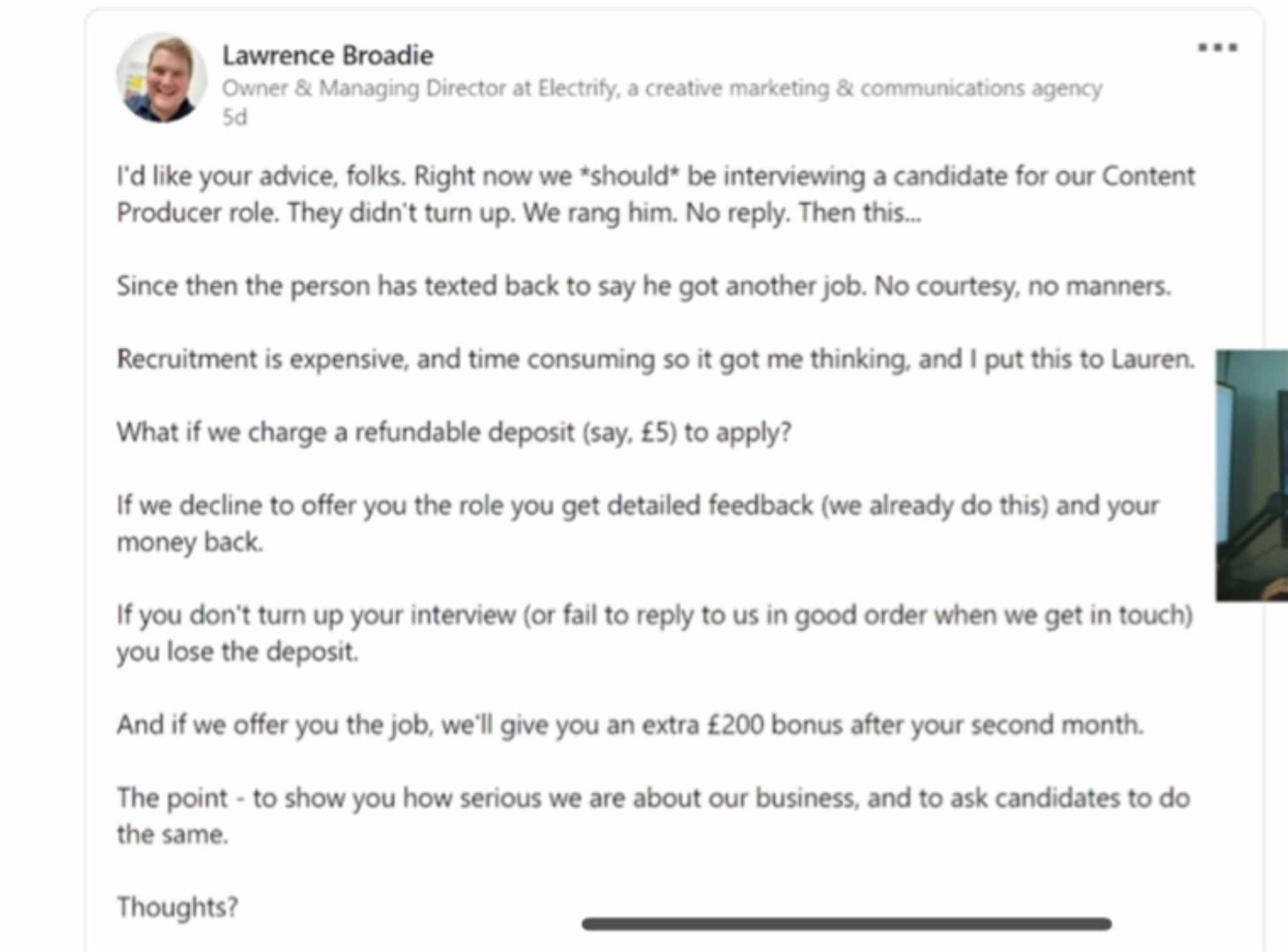How many rounds of interviews have you typically had to go through for ...