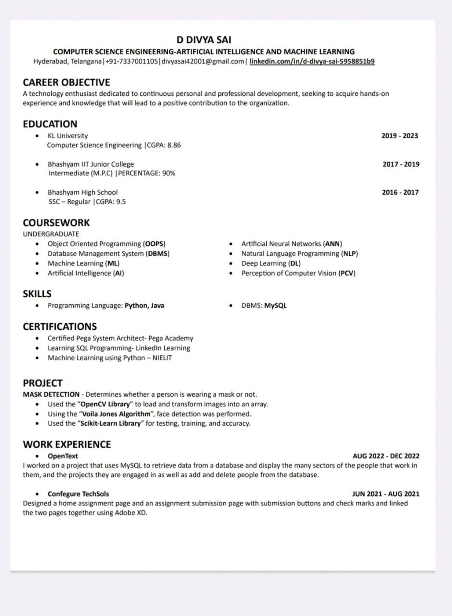 INTERNSHIP TRAINING PROGRAM Eligibility : Any back... | Fishbowl