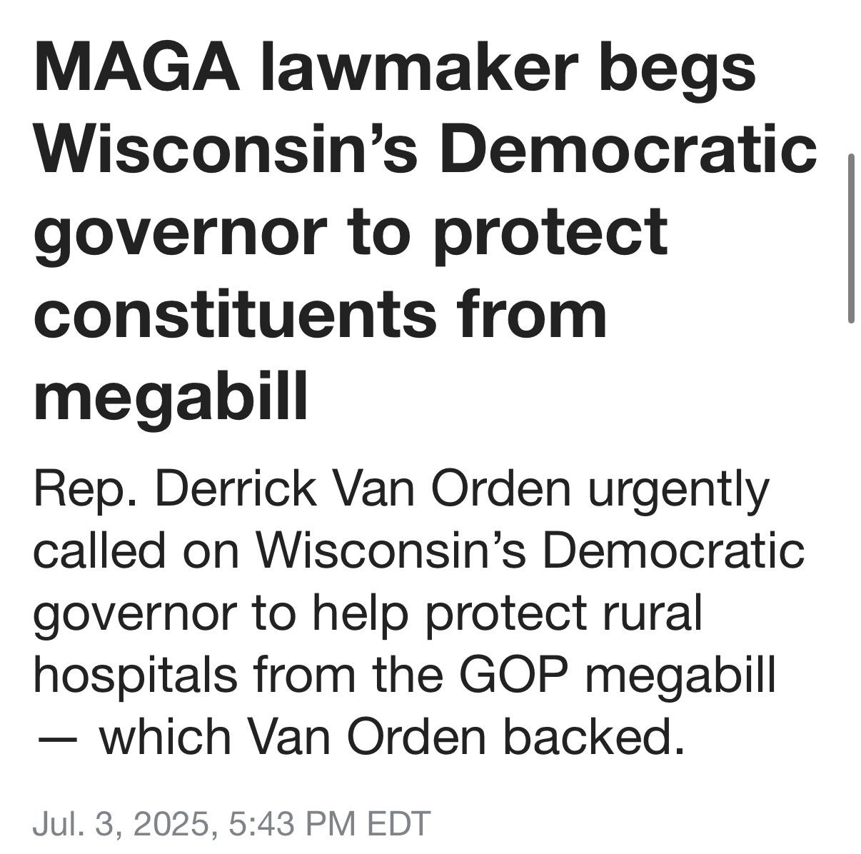 Maga lawmaker who voted for trumps megabill pleaded with this state’s ...