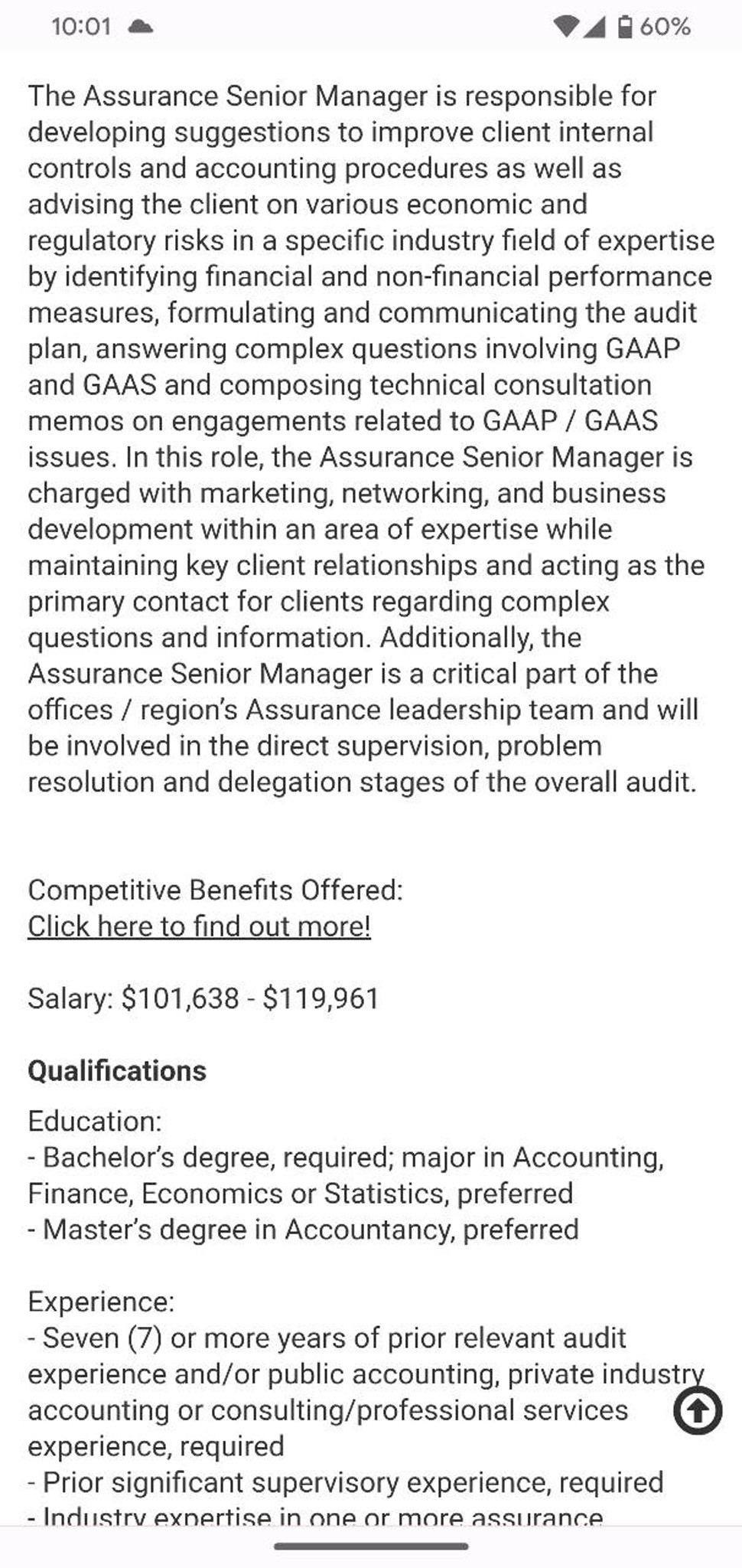 It seems BDO has added some more positions on their career portal