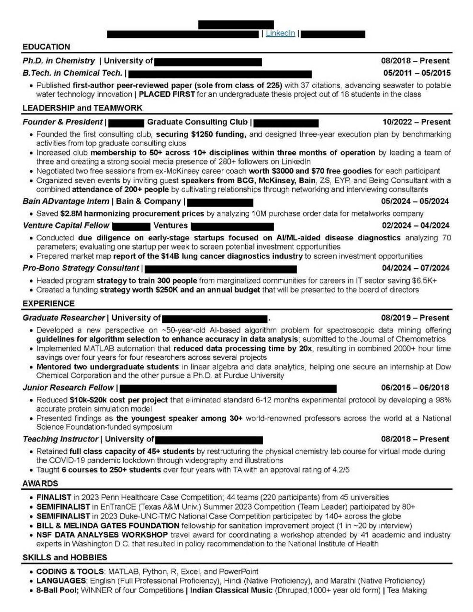 Resume review time Targeting McKinsey - 83iKwDblXnHzZ