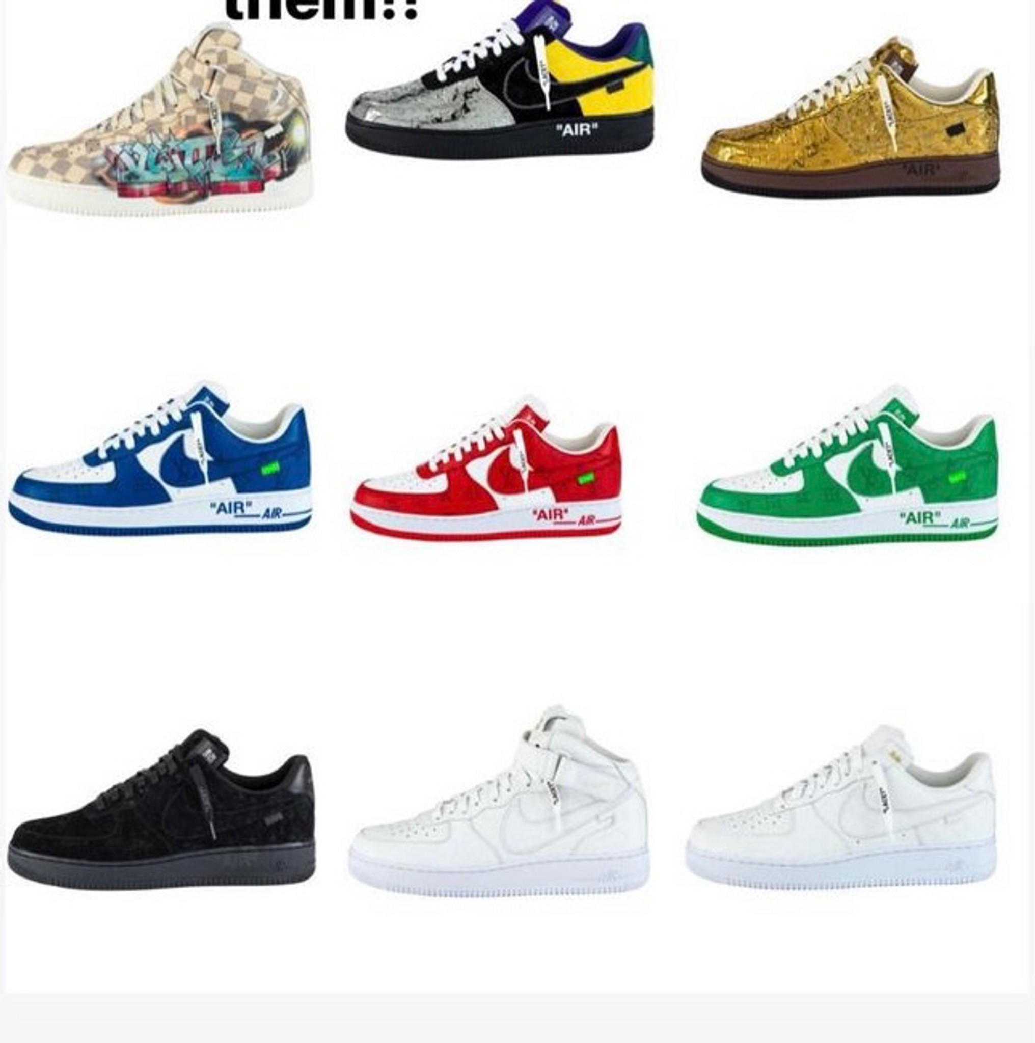 louis vuitton nike sneaker