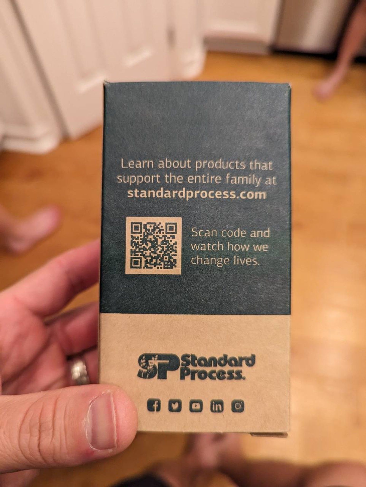 Very cool packaging by Standard Process. The QR co... | Fishbowl