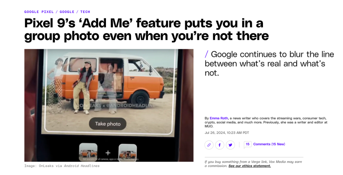 The pixels always roll out the coolest features. First, they had the ...
