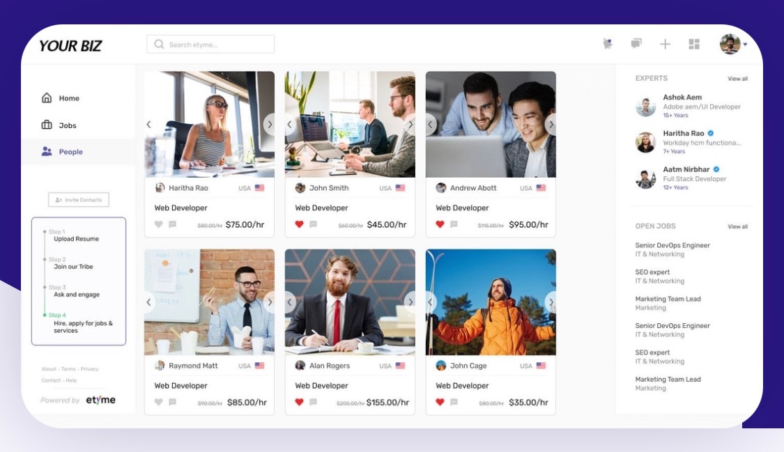 My app is a talent directory. HR daily updates the... | Fishbowl