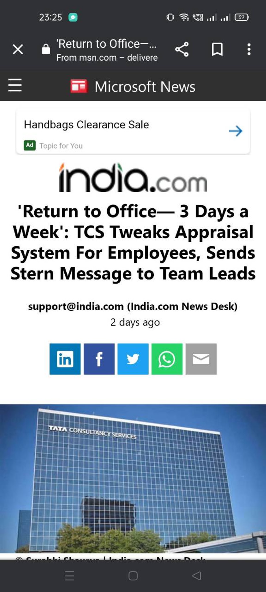 Tcs Rto Policy TCS don't have other work rather than RTO...Y TCS ... | Fishbowl