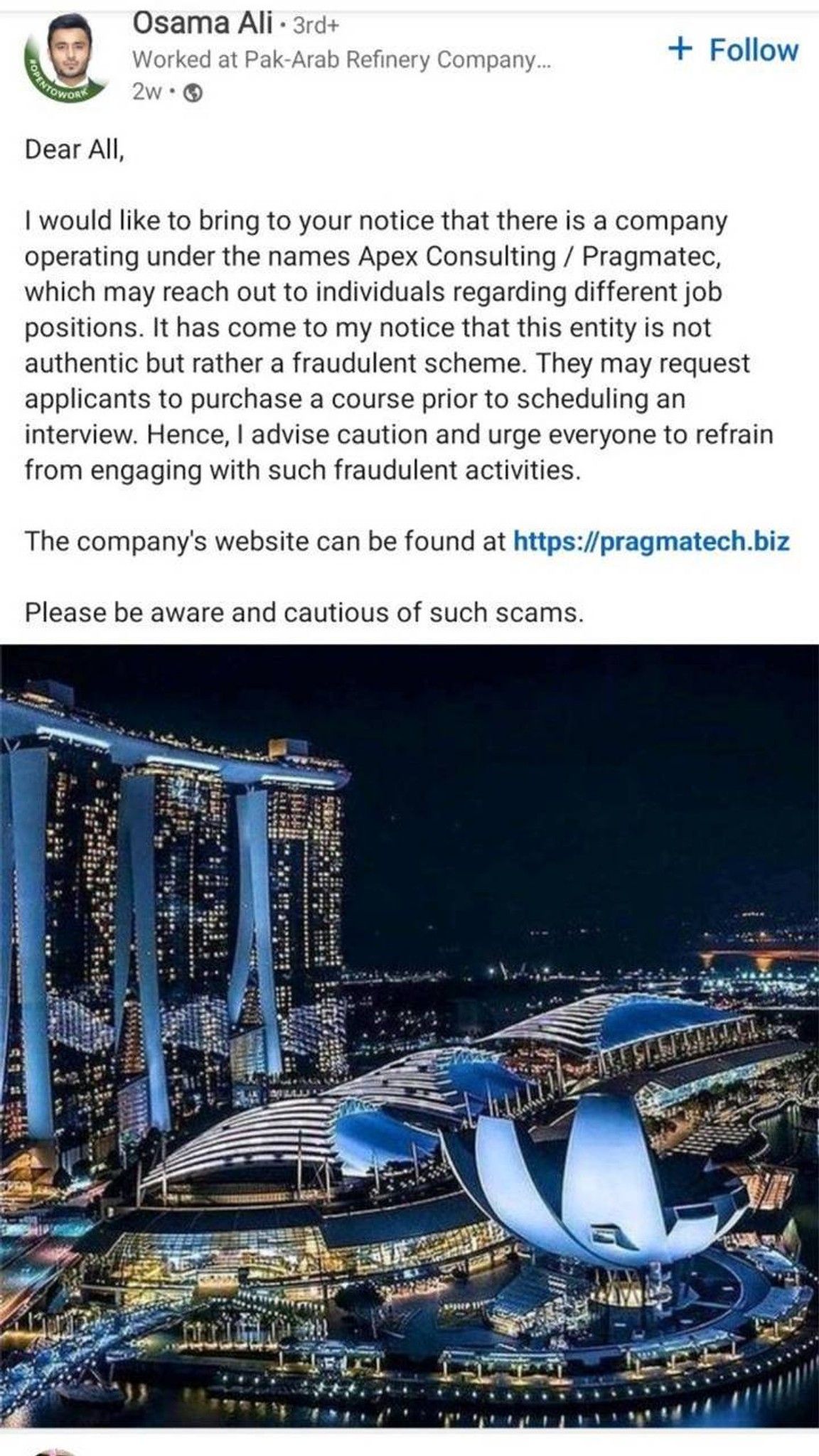 Anyone have details for this Qatar based company Fishbowl