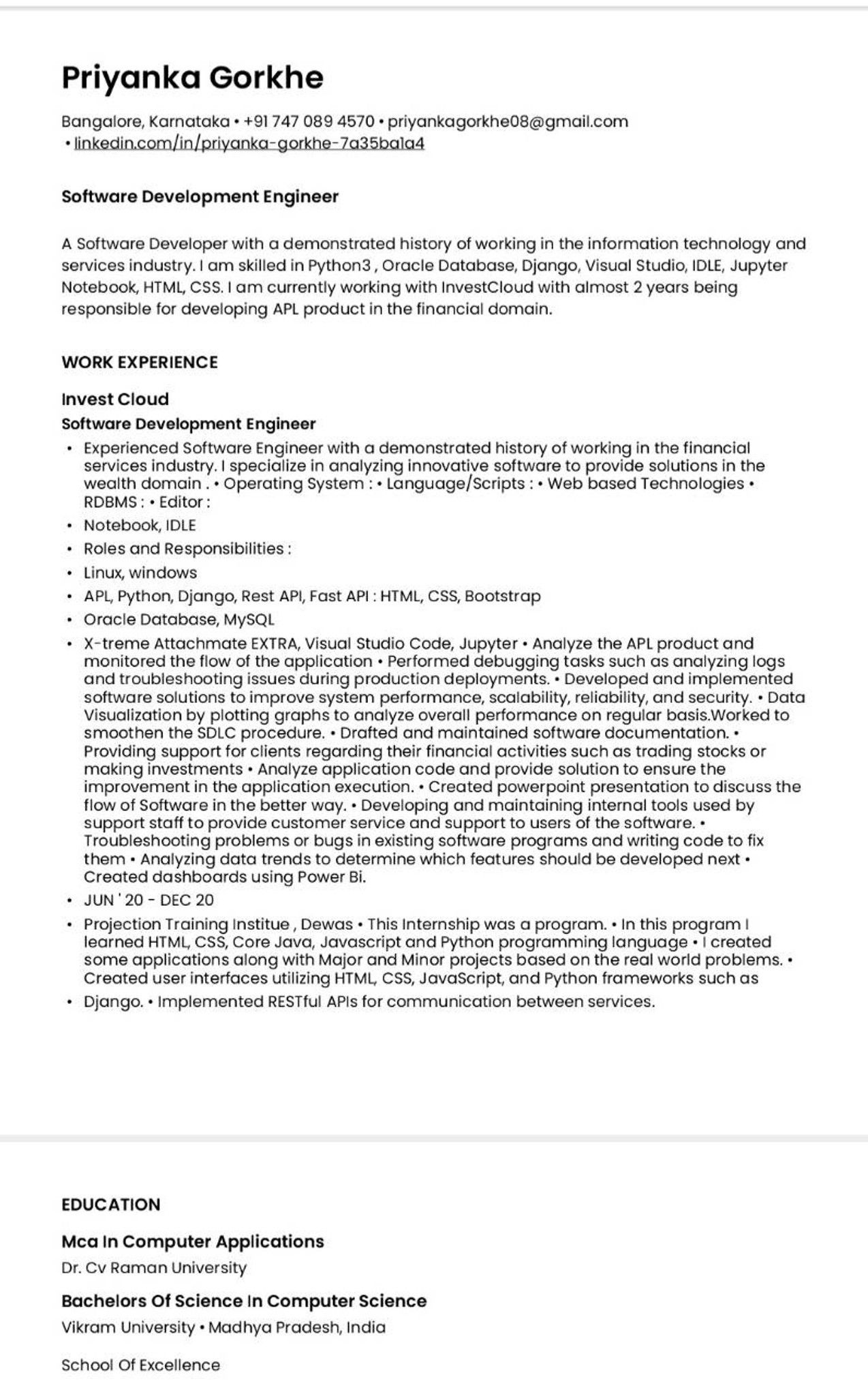 Hello guys I have 2 years of experience in Python... | Fishbowl