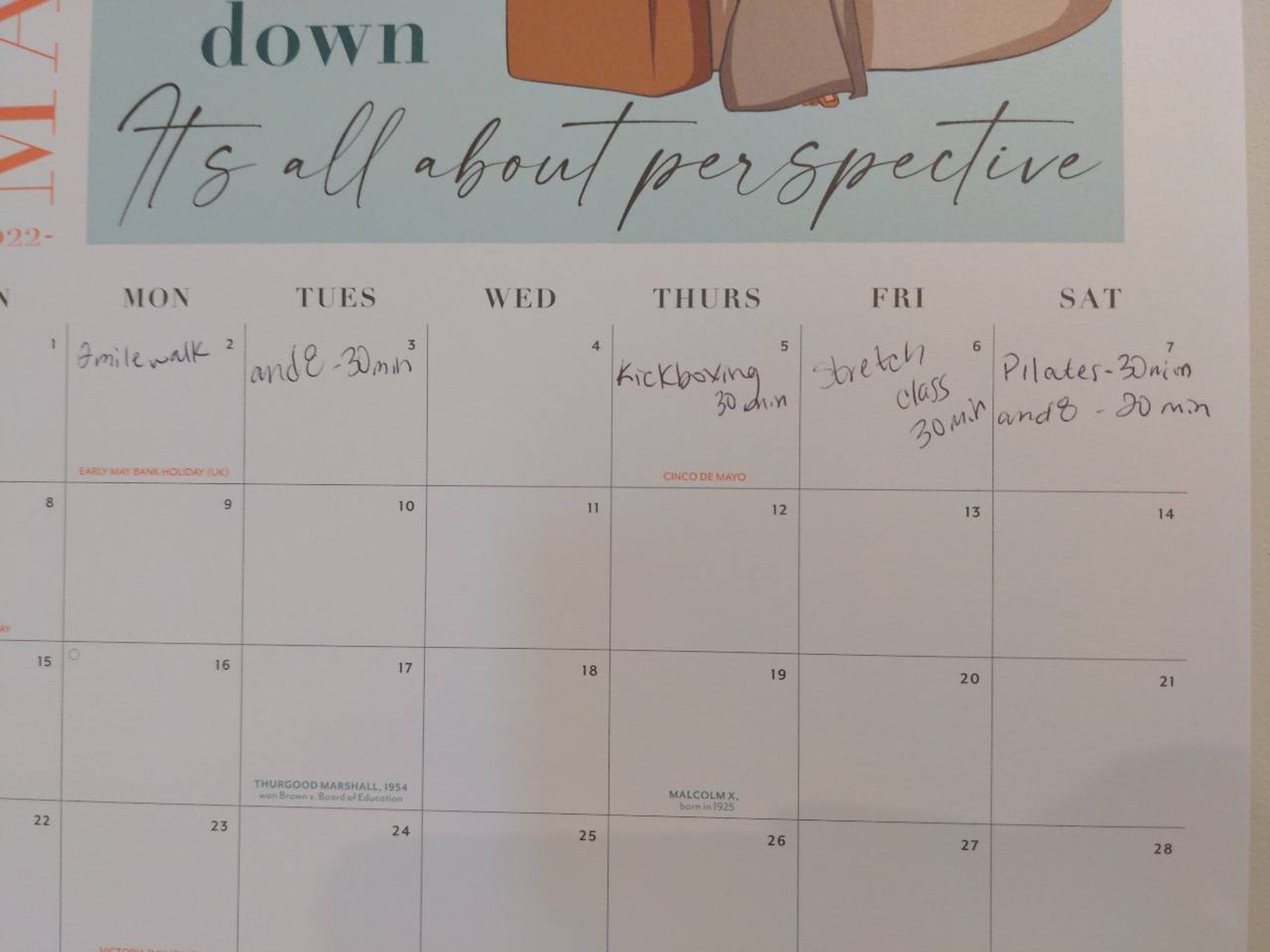 5/7/22 Check in! I started writing workouts in my ... | Fishbowl