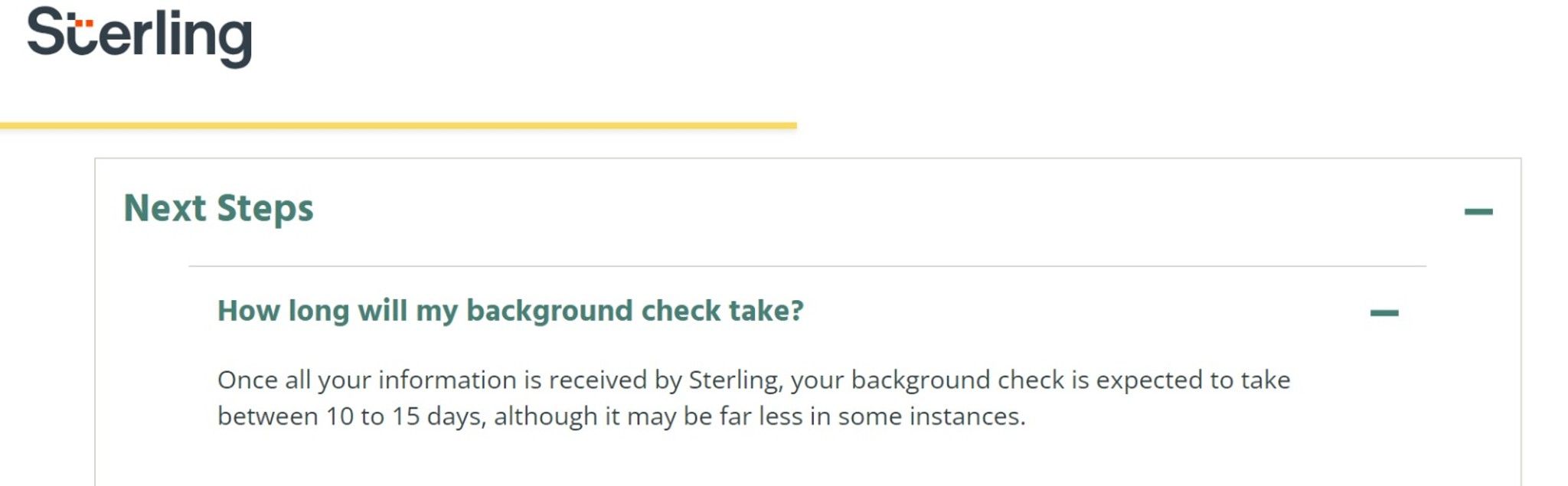 How much time Sterling BGV takes to complete background verification? Deloitte Sterling Software