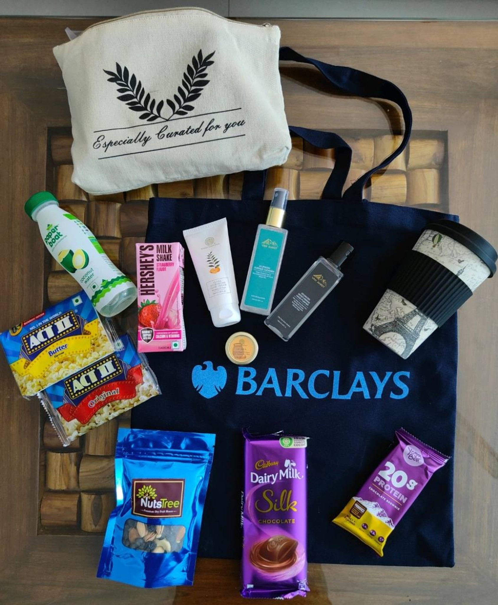 Barclays people Go and collect it from office, Wel... Fishbowl