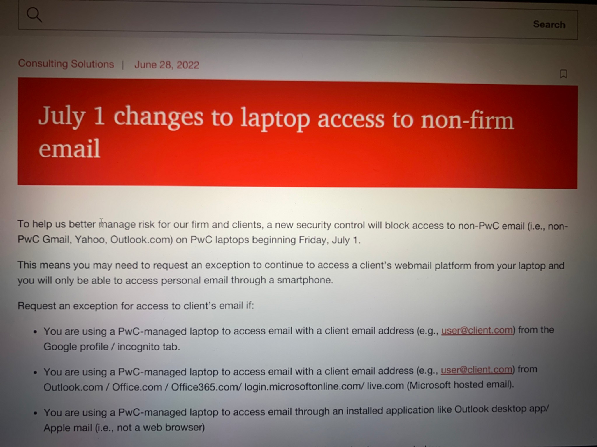 But Pwc Notebook How can we add our personal mail in pwc laptop? | Fishbowl