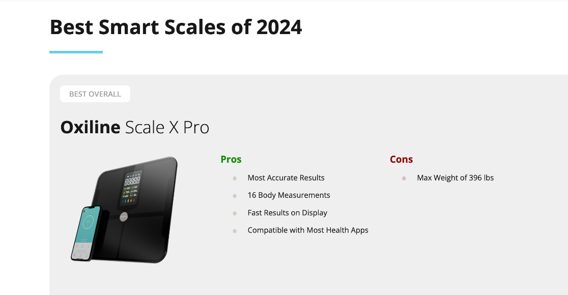 Wild tech innovation according to me! This scale checks your BMI, fat ...